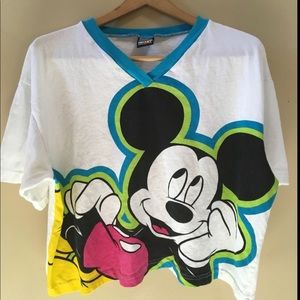 Vintage 90s Mickey croptop